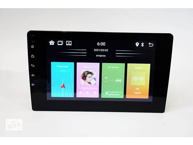 1din Pioneer 9512A 9.5' Екран Tesla Style /4Ядра/1Gb Ram/ Android