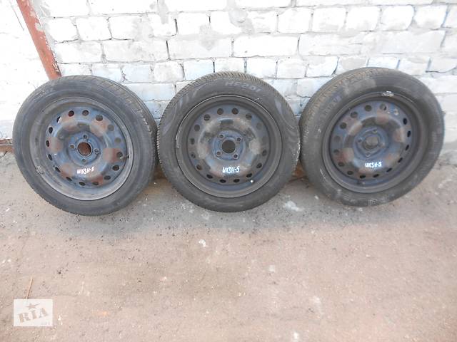 6Jx15 ET45 4x100 DIA 56.6 резина 185/55 R15 Continental, Hifly, Barum