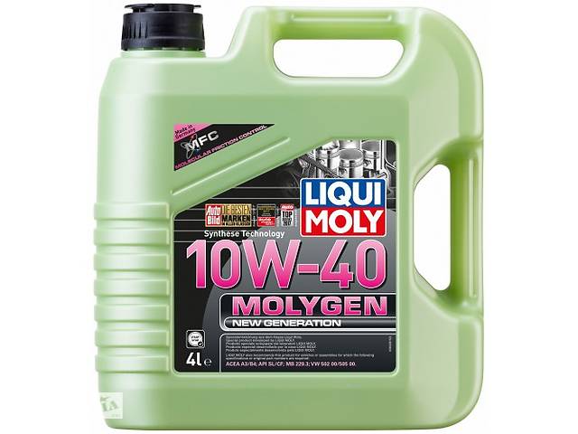 8538, 9060 Моторна олива Liqui Moly Molygen New Generation 10W-40, 4л