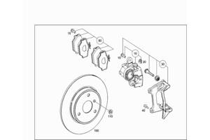 A4514210112 Тормозн Диск, Левый И Правый 2шт Смарт Smart 451 ED