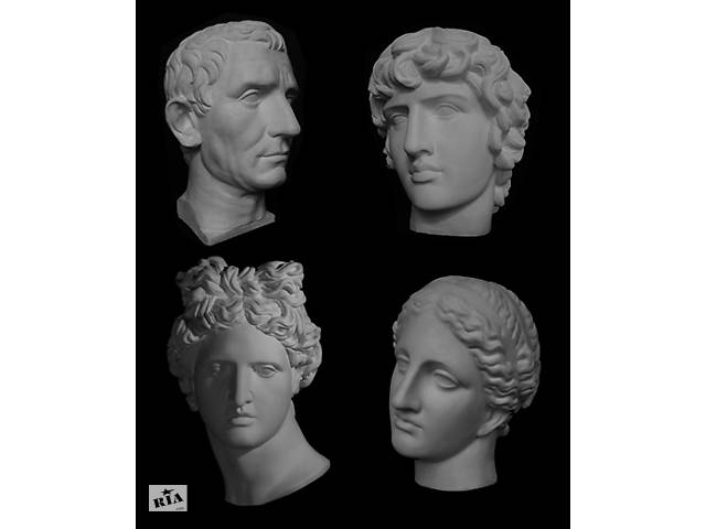 Академічні гіпсові голови (Венера, Аполлон, Август та ін)