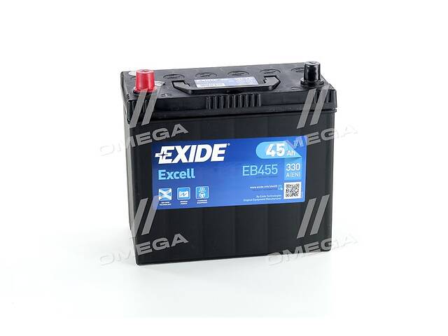 Аккумулятор 45Ah-12v Exide EXCELL(234х127х220),L,EN330 Азия