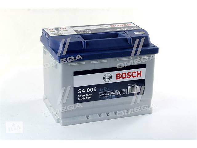 Аккумулятор 60Ah-12v BOSCH (S4006) (242x175x190),L,EN540