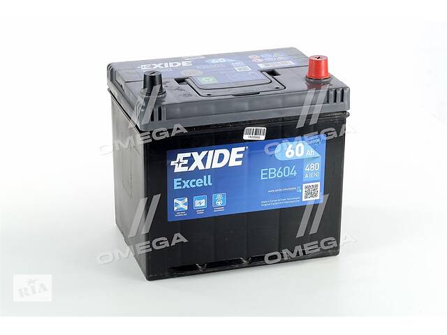 Аккумулятор 60Ah-12v Exide EXCELL(230х172х220),R,EN480 Азия