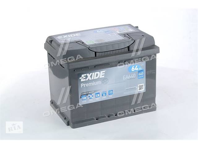 Аккумулятор 64Ah-12v Exide PREMIUM(242х175х190),R,EN640