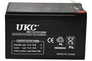 Аккумулятор UKC 12V 12Ah WST-12 RC201502