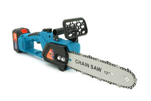 Аккумуляторная цепная пила Chain Saw 12*, 24V, зарядное+ 2 акумулятора, Вох