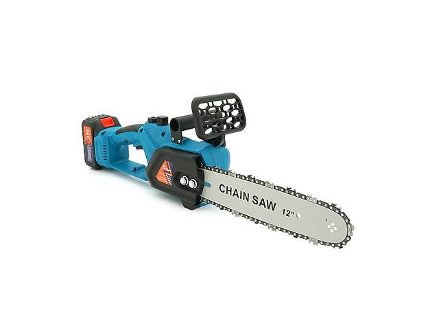 Аккумуляторная цепная пила Chain Saw 12*, 24V, зарядное+ 2 акумулятора, Вох