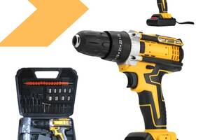 Акумуляторна дрель в чемодані з 2 аккумуляторами XPRO Power Drill 1344-1, чорний (42650-1344-1_861)