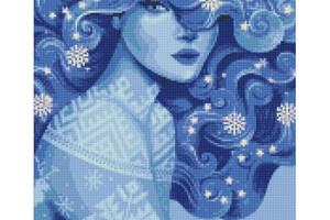 Алмазна мозаїка 'Холодна краса' ©pollypop92 Ідейка AMO7452 40х50 см