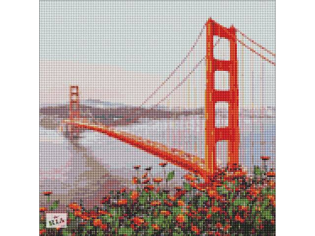 Алмазна мозаїка 'Ранковий Сан-Франциско' Ідейка AMO7177 40х40 см