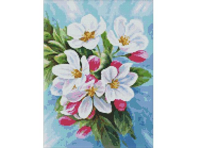 Алмазна мозаїка 'Цвітіння яблуні' ©annasteshka AMO7555 Ідейка 30х40 см