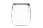 ARDESTO Набор чашек с двойными стенками для эспрессо, 80 мл, H 7,3 см, 2 шт, боросиликатное стекло