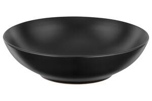ARDESTO Тарелка суповая Molize, 20 см , черная , керамика