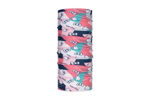 Бафф детский Buff Hello Kitty Original hello camo One Size Голубой-Розовый