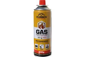 Баллон газовый универсальный Tiross Turbex 220 г 10 шт
