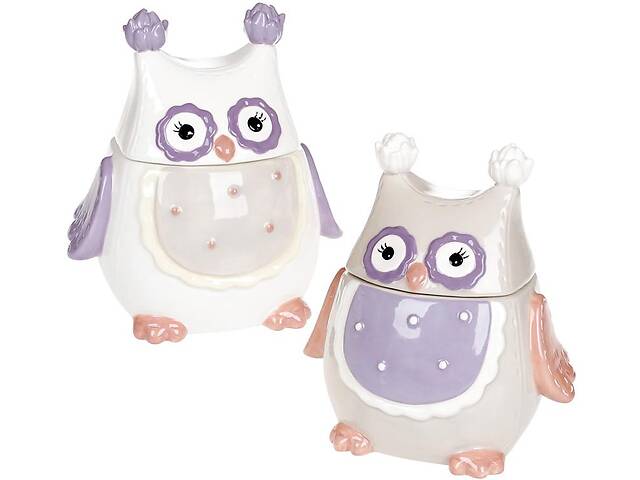 Банка Bona Owl Family 600 мл с керамической крышкой DP37868