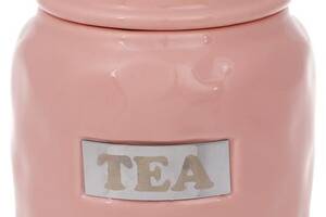 Банка фарфоровая Necollie 'Tea' 900мл, розовая