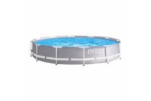 Бассейн каркасный Intex 26710 Prism Frame Pool 366 x 76 см Grey N