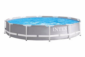 Бассейн каркасный Intex 26710 Prism Frame Pool 366 x 76 см Grey N