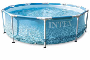 Бассейн каркасный Intex 28206 Metal Frame Pool 305 x 76 см Marine print N