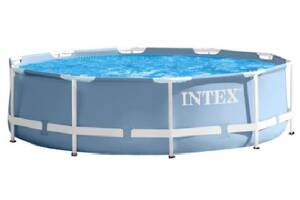 Бассейн каркасный Intex Prism Frame Pool 305x76 см 4485 л Grey (96763)