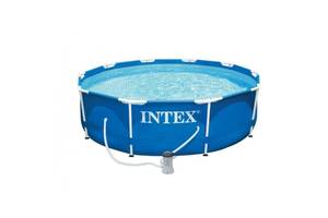 Бассейн каркасный 'Metal Frame Pool' Intex 28202 305Х76 см с фильтр-насосом 4485 л.