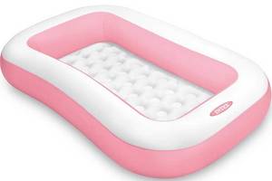 Бассейн надувной Intex 166х100х18 см 90 л Pink and white (127051)