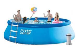 Бассейн наливной Intex 457х107 см 12430 л Blue (96759)