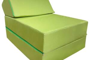 Бескаркасное кресло матрас Премиум TIA-SPORT, цвет 243 - Зеленый, размер 186-60-15 см