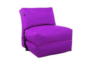 Бескаркасное кресло раскладушка Tia-Sport 210х80 см фиолетовый (sm-0666-27)