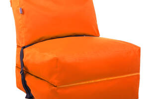 Бескаркасное кресло раскладушка Tia-Sport 210х80 см оранжевый (sm-0666-18)