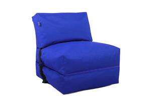 Бескаркасное кресло раскладушка Tia-Sport 210х80 см синий (sm-0666-30)