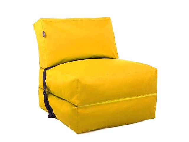 Безкаркасне крісло розкладачка Tia-Sport 210х80 см жовтий (sm-0666-17)