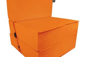 Бескаркасное кресло раскладушка Tia-Sport Поролон 180х70 см (sm-0920-4) оранжевый