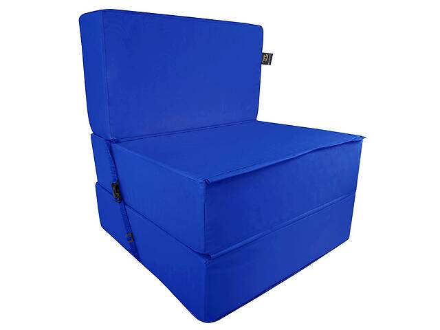 Бескаркасное кресло раскладушка Tia-Sport Поролон 180х70 см (sm-0920-8) синий