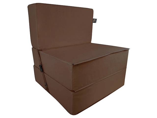 Бескаркасное кресло раскладушка Tia-Sport Поролон 180х70 см (sm-0920-10) коричневый