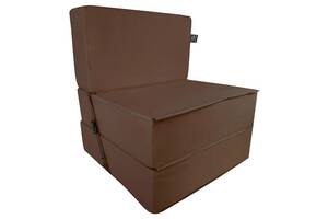 Бескаркасное кресло раскладушка Tia-Sport Поролон 210х80 см (sm-0920-26) коричневый