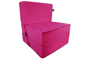 Бескаркасное кресло раскладушка Tia-Sport Поролон 210х80 см (sm-0920-31) малиновый