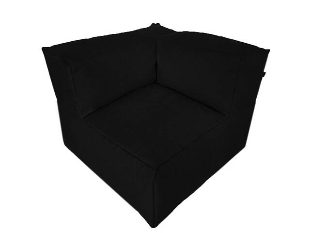 Безкаркасний модульний диван Блек Кутовий Tia-Sport (sm-0704-8) чорний