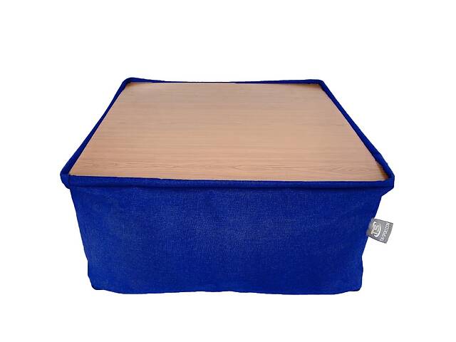 Бескаркасный модульный Пуф-столик Блэк Tia-Sport (sm-0948-7) синий