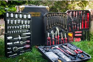 Большой набор инструментов ключей Platinum Tools с трещоткой 409 шт. SKL106-356928