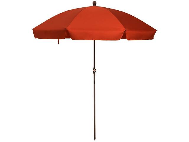 Большой пляжный зонт с тефлоновым покрытием 180 см Livarno Терракотовый (100343334 terracotta)