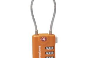 Брелок-замок Munkees 3609 TSA Cable Combi Lock Orange (MUN-3609-OR)