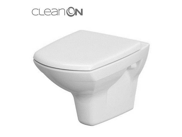 CET Cersanit 548 CARINA NEW CLEAN ON підвісний з кришкою дюропласт ліфт