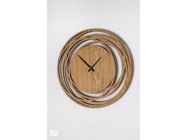 Годинник дерев'яний Moku Shirakawa 48 x 48 см Коричневий