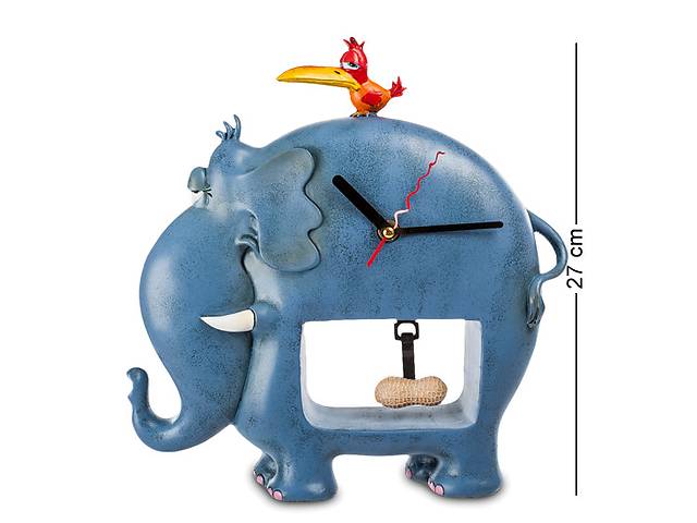 Часы детские настенные World of Stratford Слон и птичка 27 см 1903134 Купи уже сегодня!