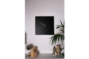 Часы Moku Nogata 38 x 38 см Черный
