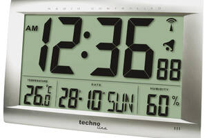 Часы настенные Technoline WS8009 Silver