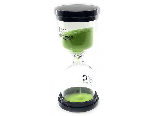 Часы песочные Duke на 45 минут 13х5.5х5.5 см Зеленый песок (DN32238C)